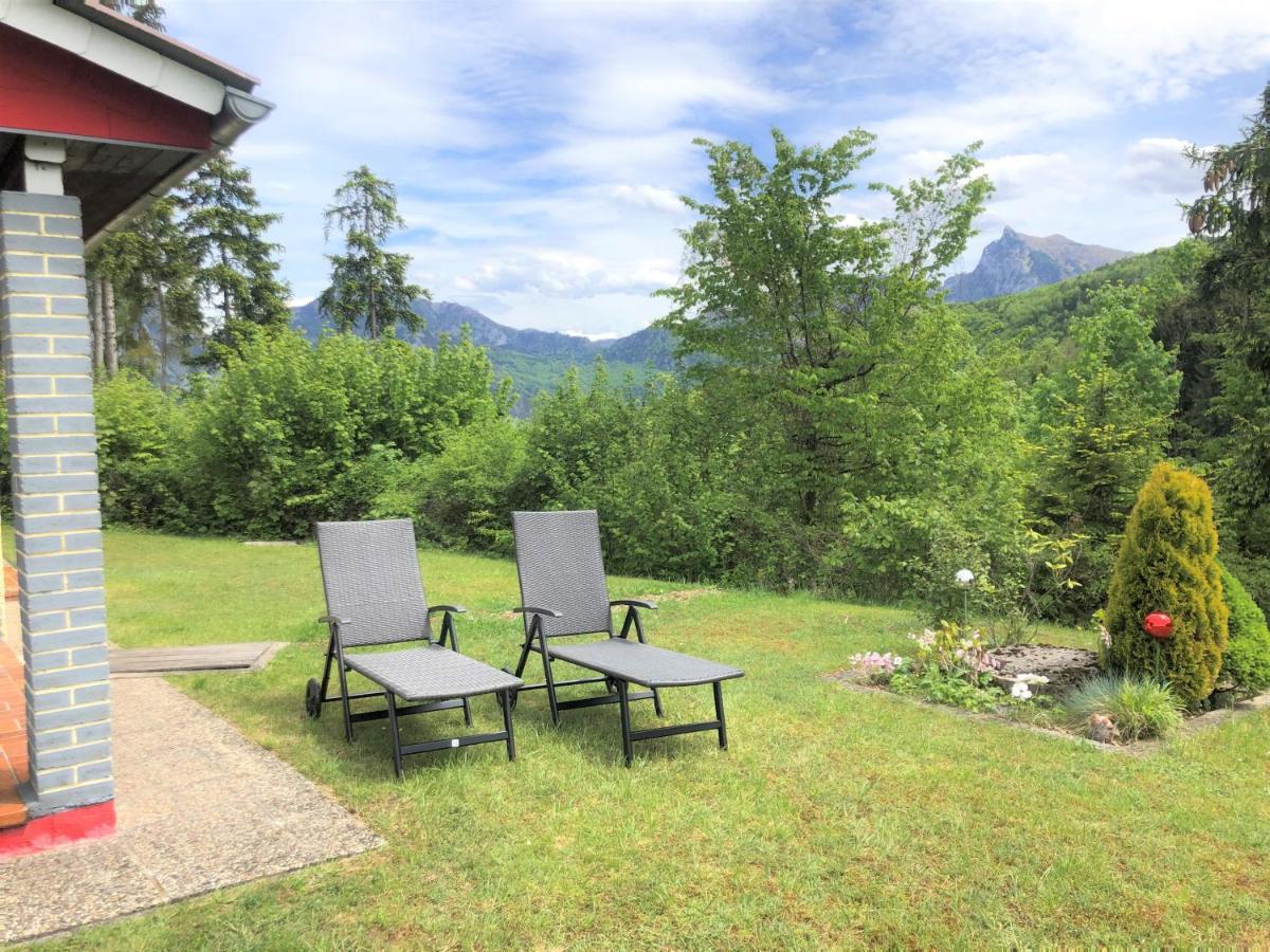 Ferienhaus Am Traunsee Mit Bergsicht 트라운키르헨 외부 사진